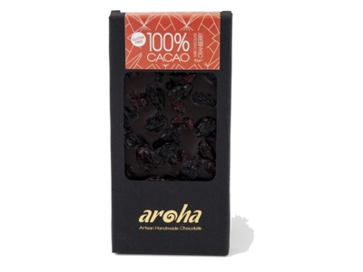 Aroha All Blacks- %100 Bitter Çikolata Turna Yemişli & Kara Üzümlü 110g